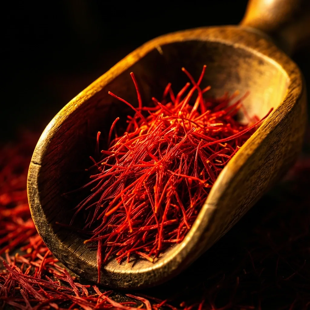 Saffron Botanical Specimen
