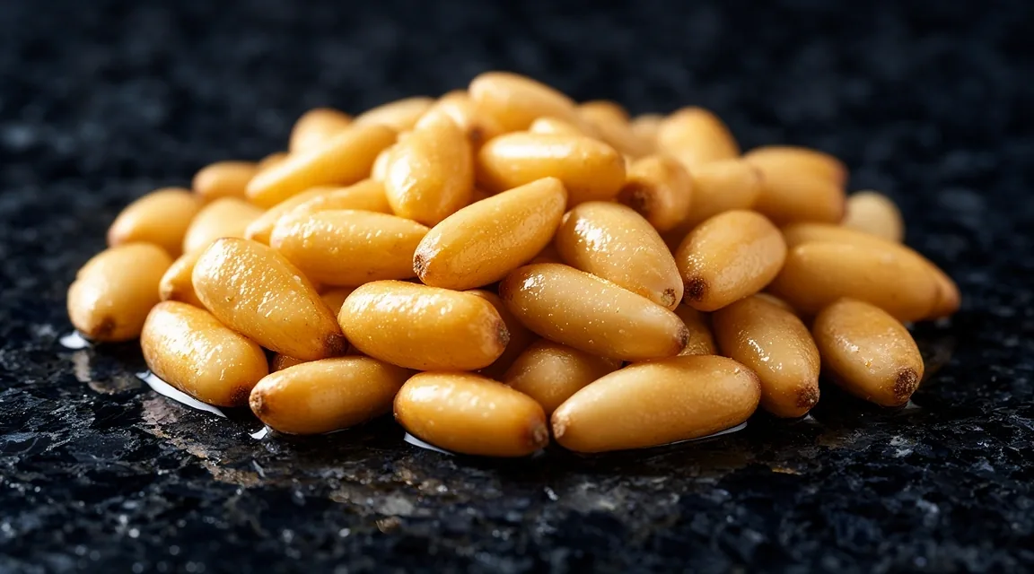 Natural pine nuts