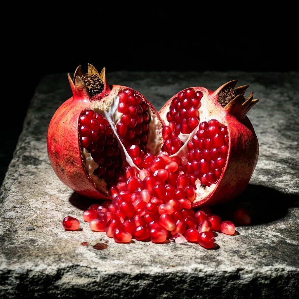 Symbol of vitality pomegranate